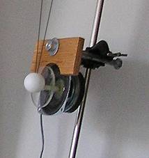 speaker driver and pendulum bob